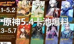 原神4.9卡池爆料最新消息,新角色与限定武器即将登场，惊喜连连！
